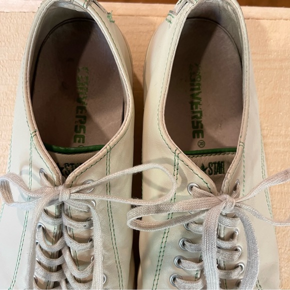 RARE FIND! CONVERSE Leather Low Top All-Stars - Picture 4 of 6